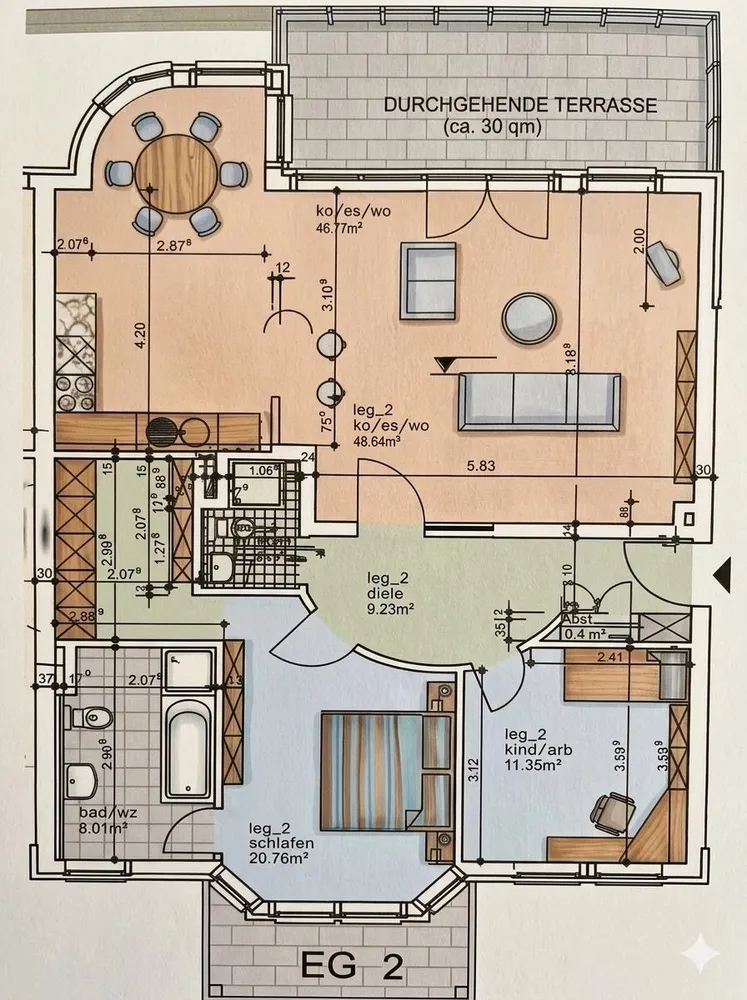 4 Zimmer Wohnung mit 115 m² in Dortmund – Bild 5