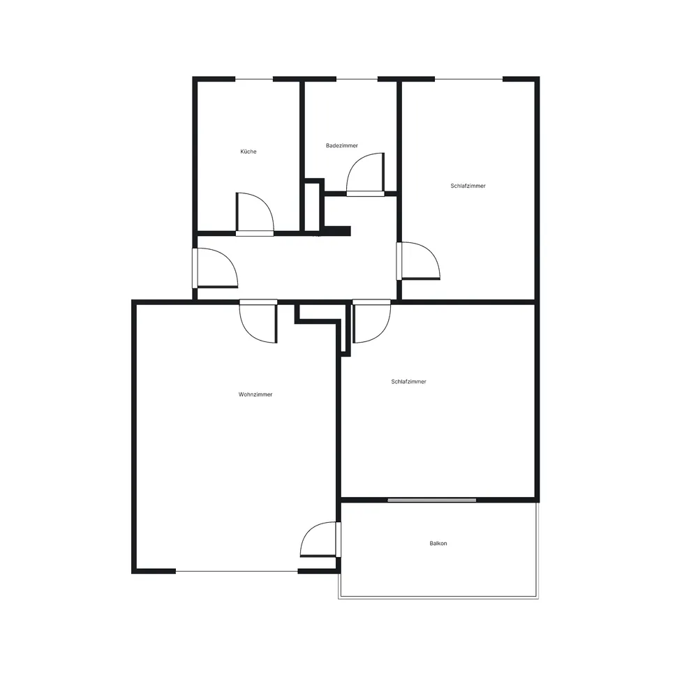 3 Zimmer Wohnung mit 62 m² in Braunschweig – Bild 2