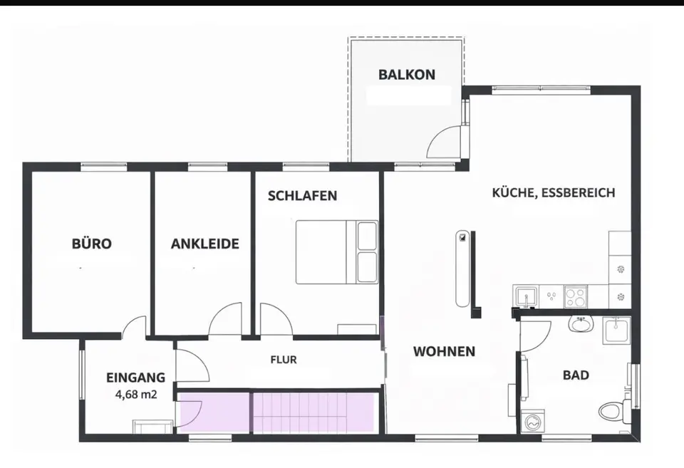 4 Zimmer Wohnung mit 97 m² in Weingarten – Bild 9