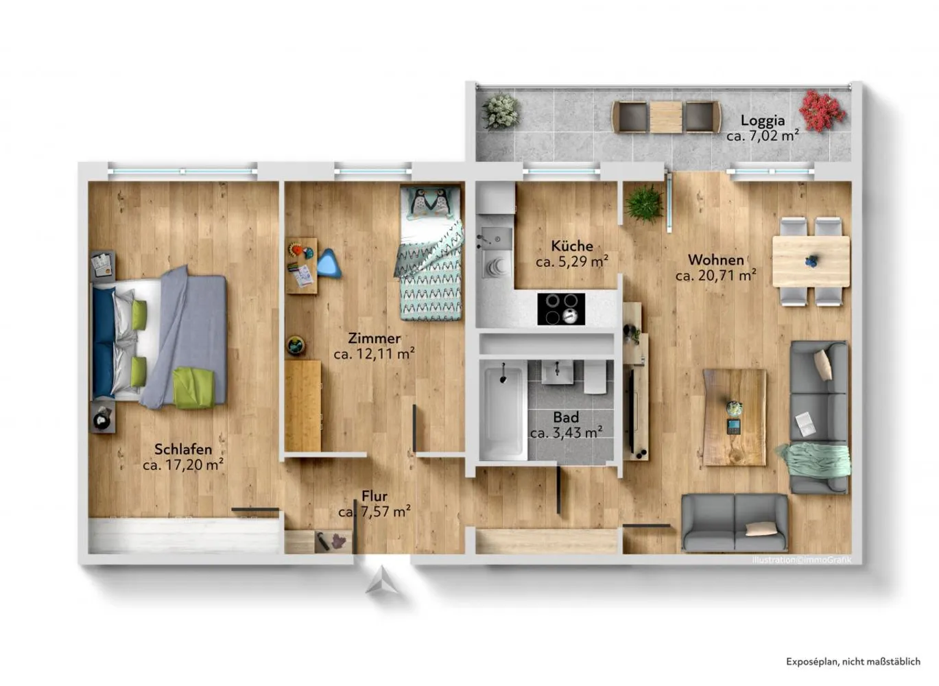 3 Zimmer Wohnung mit 70 m² in Chemnitz – Bild 10