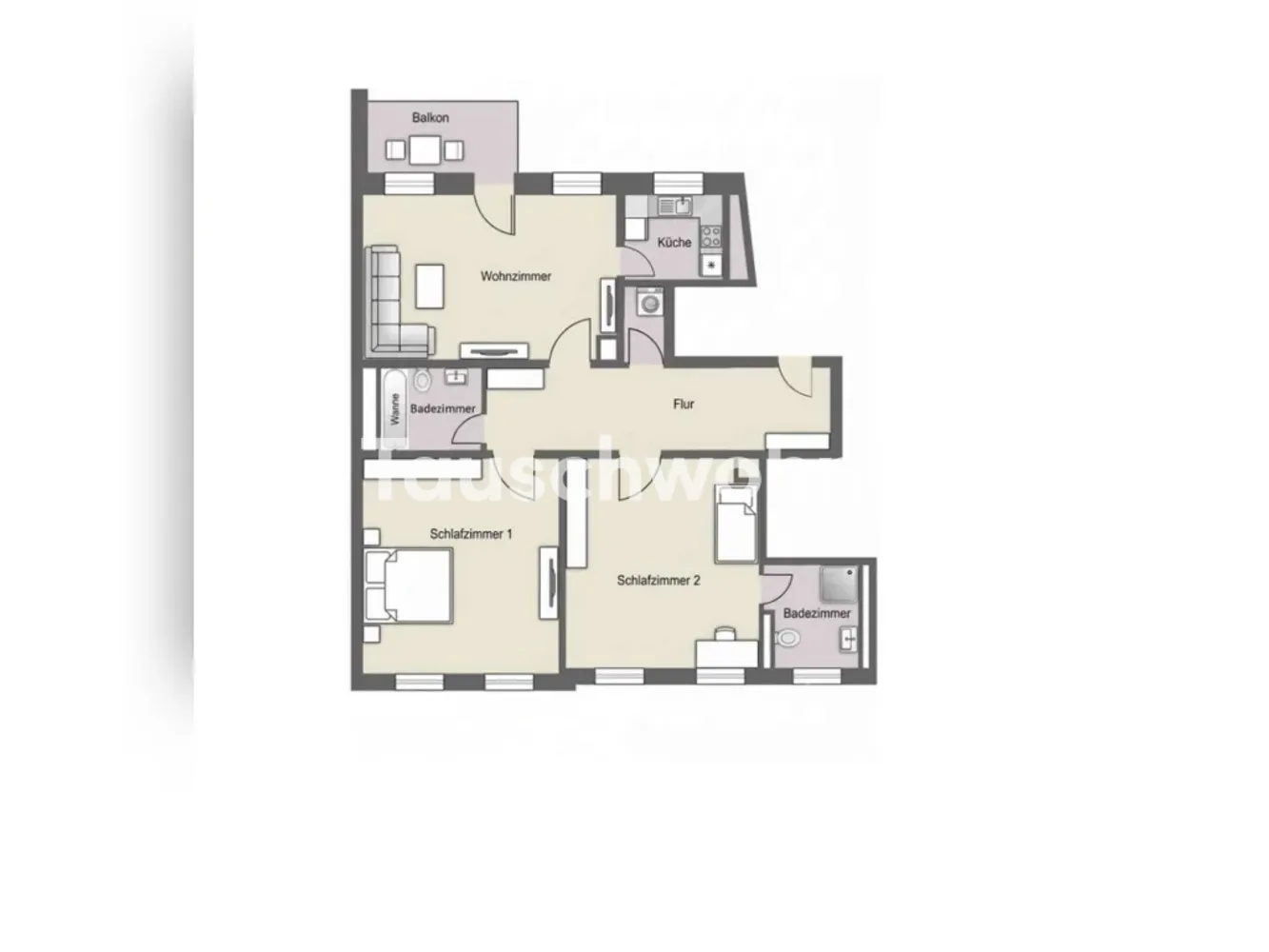 3 Zimmer Wohnung mit 85 m² in Leipzig – Bild 3