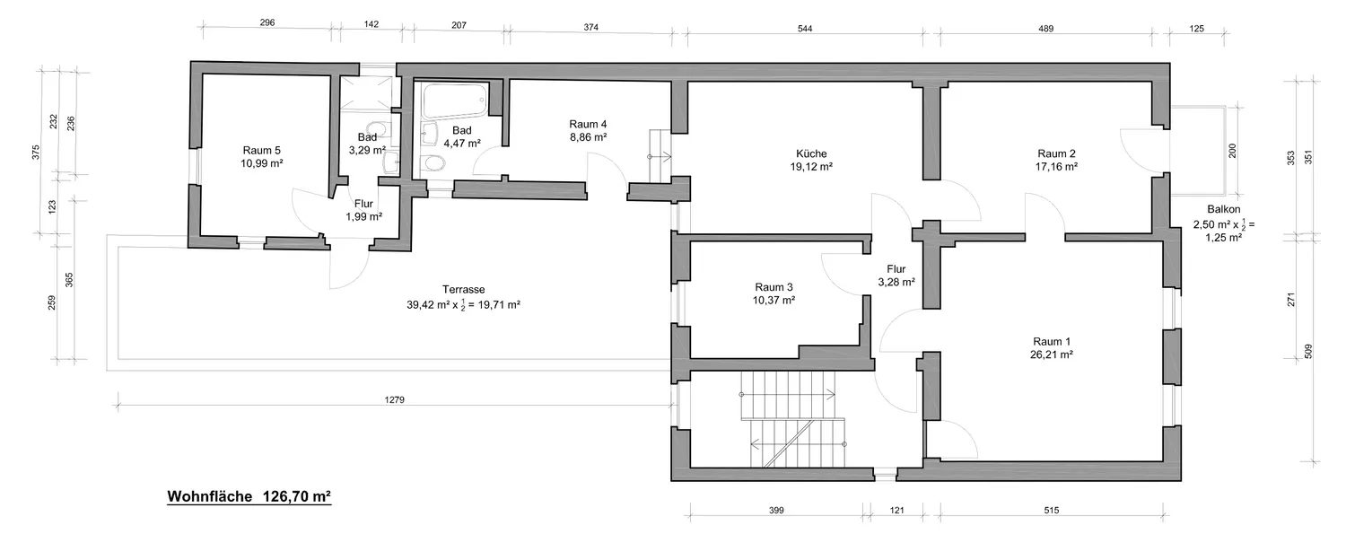 5 Zimmer Wohnung mit 127 m² in Berlin – Bild 9