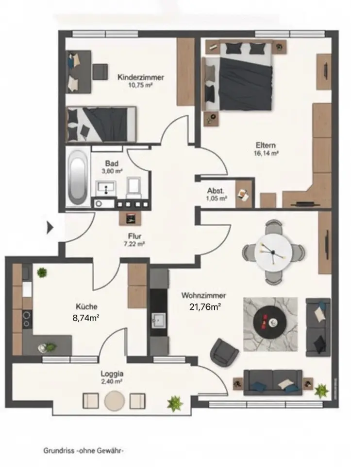 3 Zimmer Wohnung mit 73 m² in Bremen – Bild 9