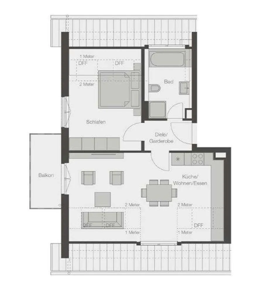 2 Zimmer Wohnung mit 51 m² in München – Bild 8