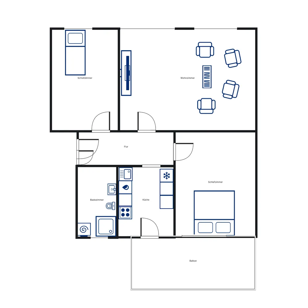 3 room apartment with 63 m² in Kassel – Photo 5