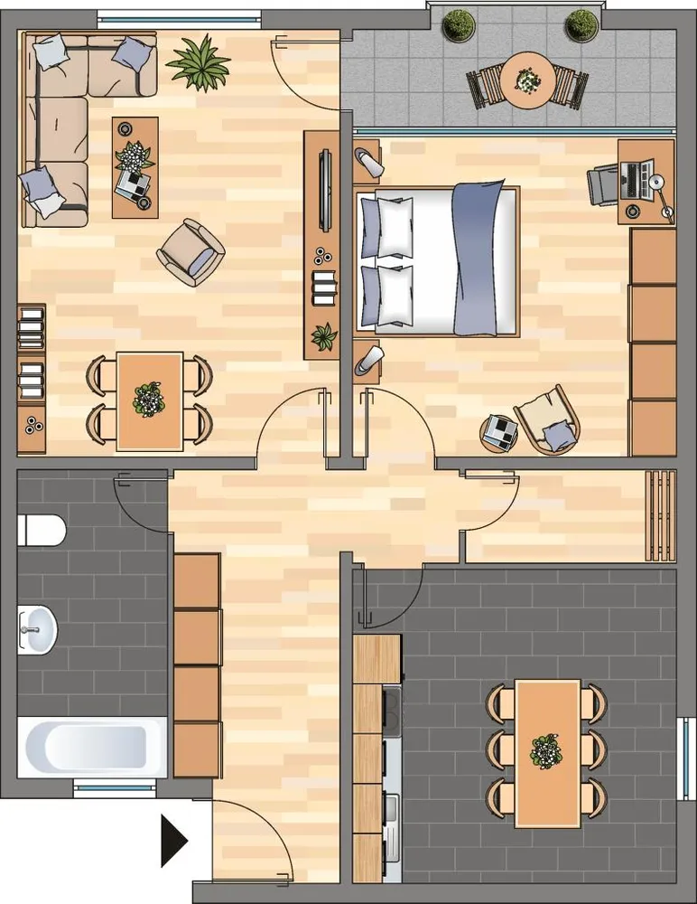 2 Zimmer Wohnung mit 73 m² in Velbert – Bild 2
