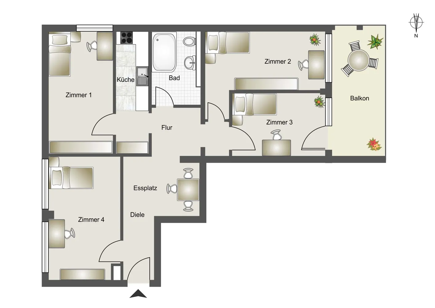 WG-Zimmer mit 10 m² in München – Bild 4