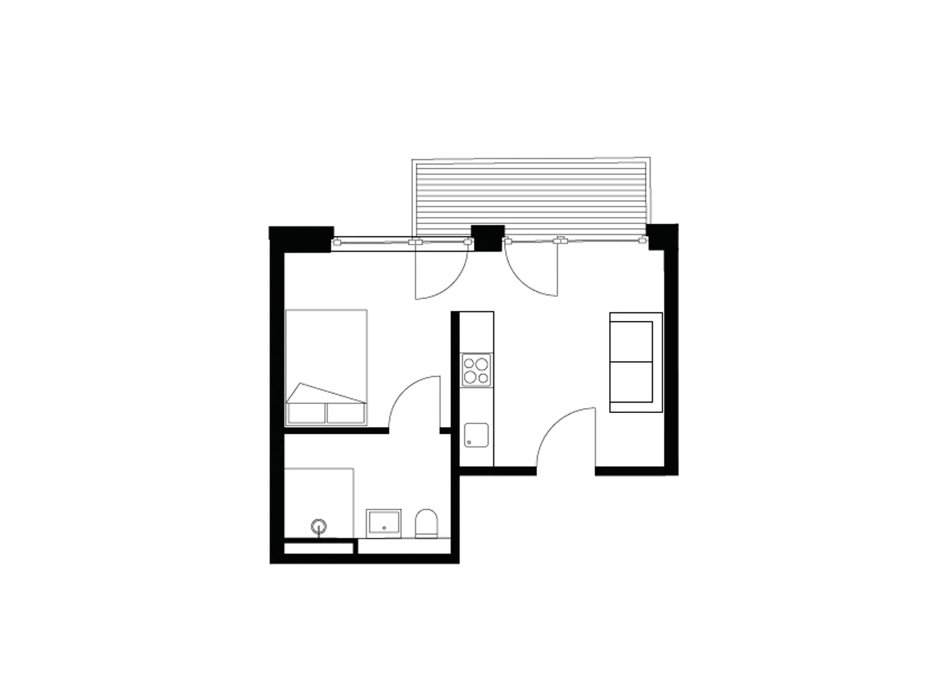1 Zimmer Wohnung mit 32 m² in Berlin – Bild 2