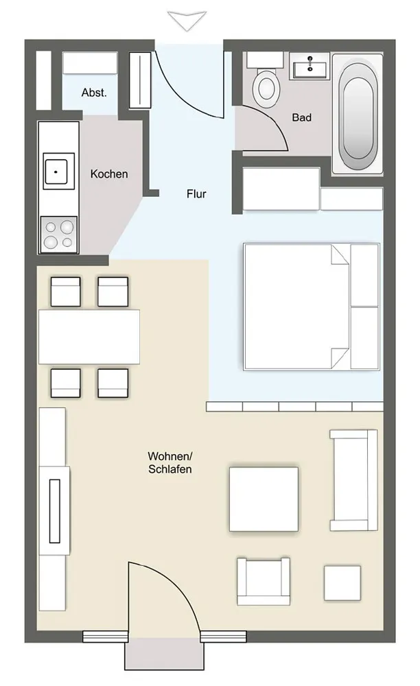 1 Zimmer Wohnung mit 36 m² in Dresden – Bild 5