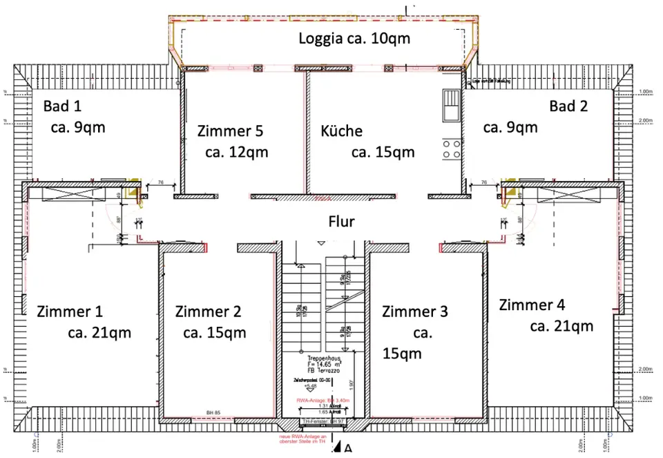 5 Zimmer Wohnung mit 136 m² in Freiberg – Bild 3