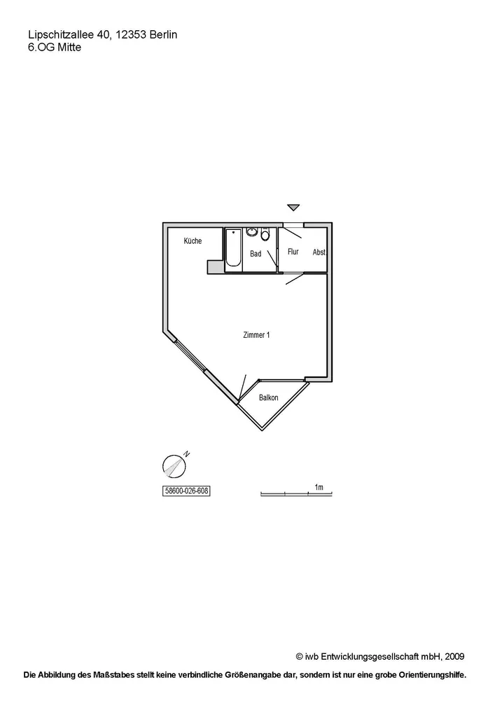 1 Zimmer Wohnung mit 42 m² in Berlin – Bild 4