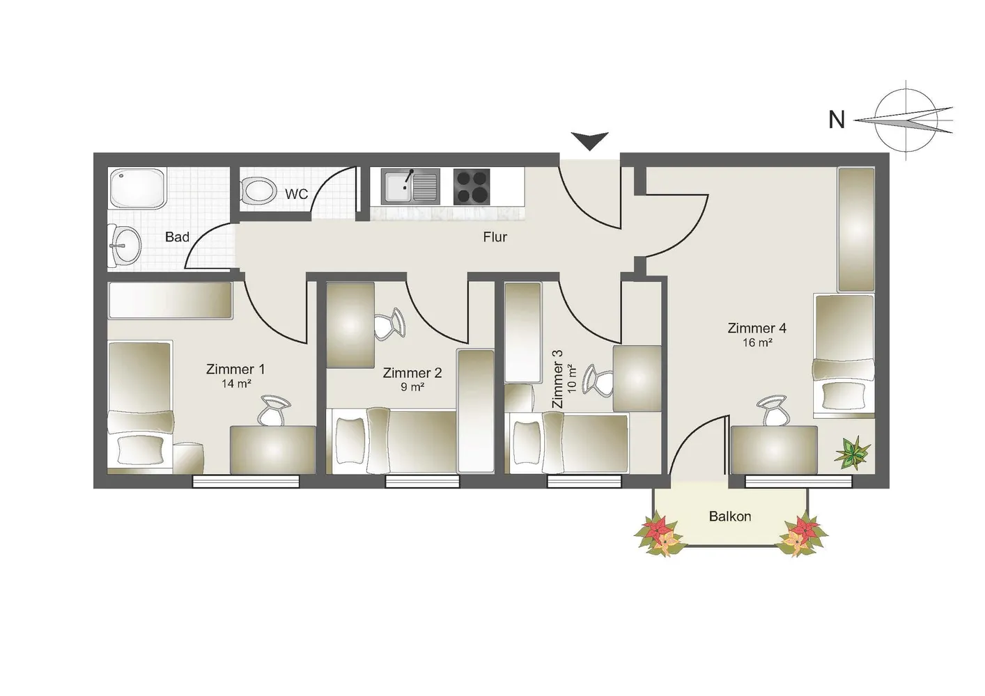 WG-Zimmer in München – Bild 5
