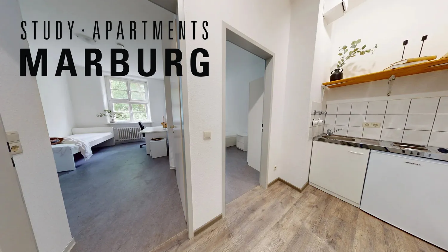 1 Zimmer Wohnung mit 33 m² in Marburg – Bild 2