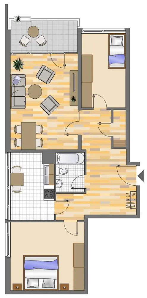 3 Zimmer Wohnung mit 76 m² in Gelsenkirchen – Bild 3