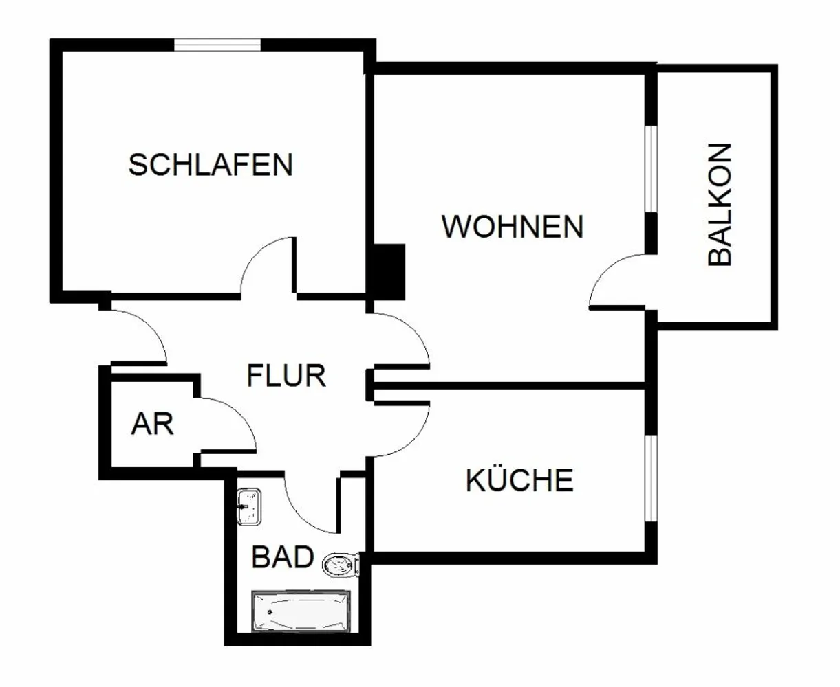 2 Zimmer Wohnung mit 60 m² in Gelsenkirchen – Bild 10