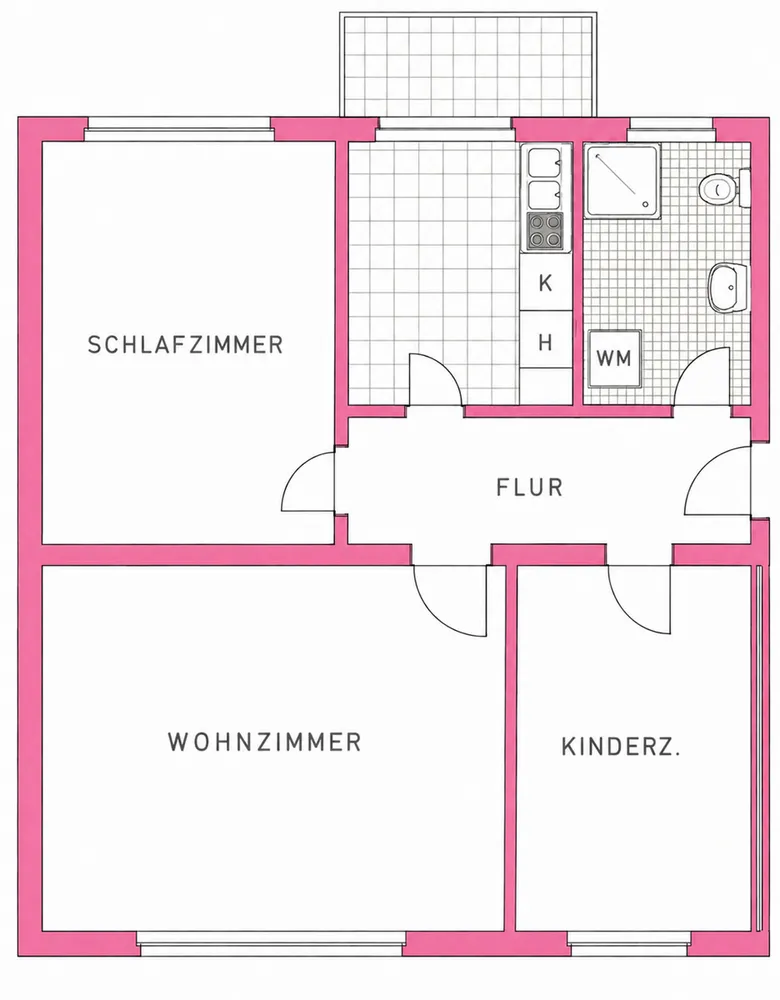 3 Zimmer Wohnung mit 63 m² in Gießen – Bild 12