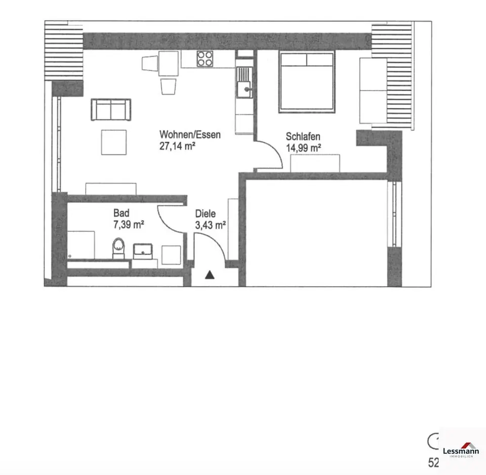 2 Zimmer Wohnung mit 53 m² in Bamberg – Bild 10