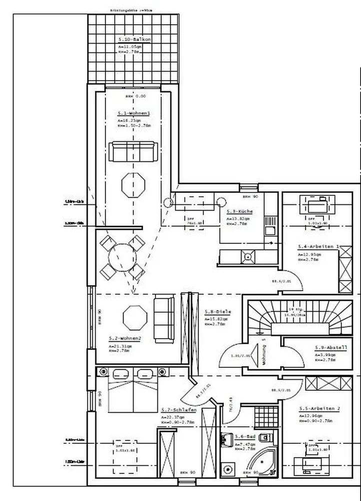 4 Zimmer Wohnung mit 125 m² in Berlin – Bild 2