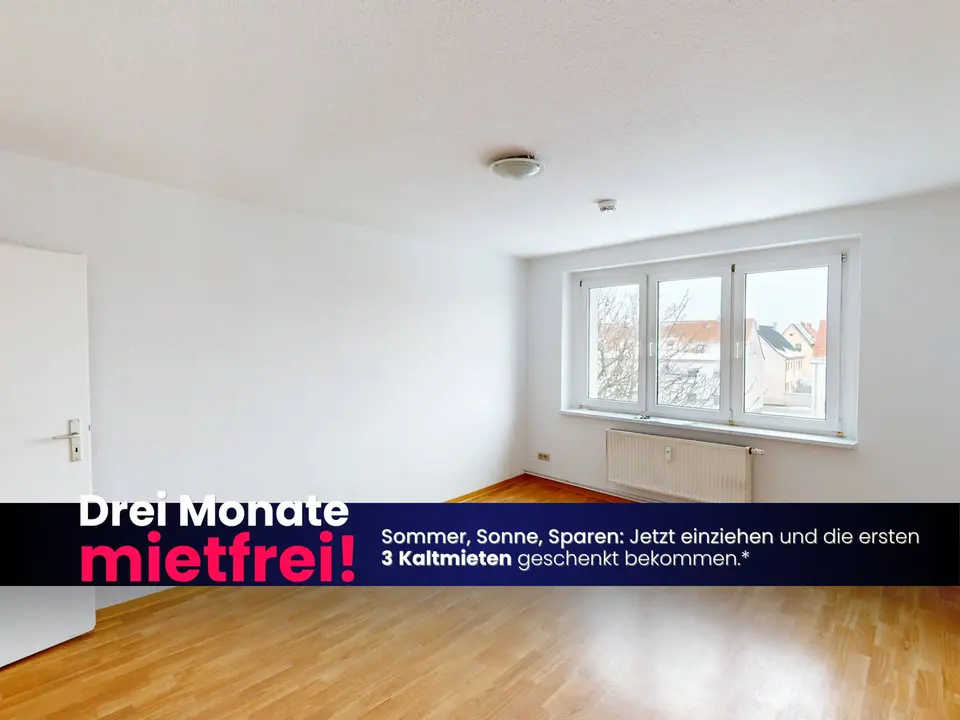 3 Zimmer Wohnung mit 58 m² in Lutherstadt Wittenberg – Bild 1