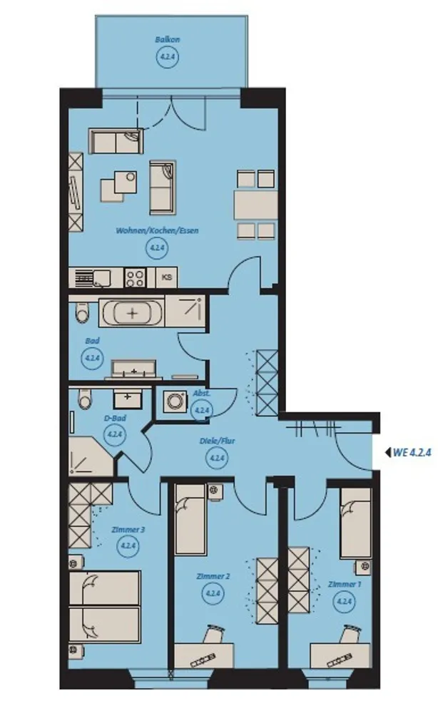 4 Zimmer Wohnung mit 106 m² in Leipzig – Bild 8