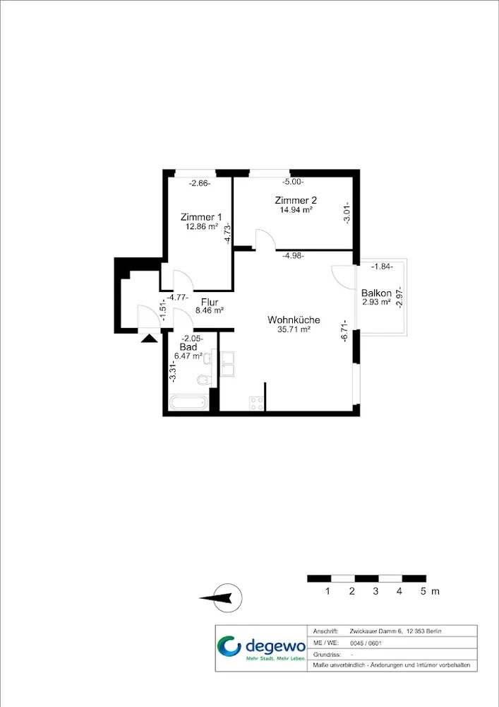 3 room apartment with 81 m² in Berlin – Photo 4
