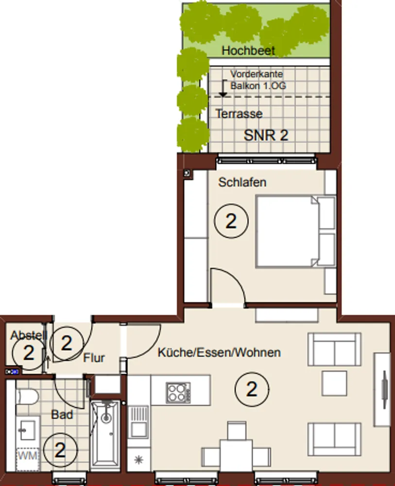 2 Zimmer Wohnung mit 50 m² in Leipzig – Bild 6