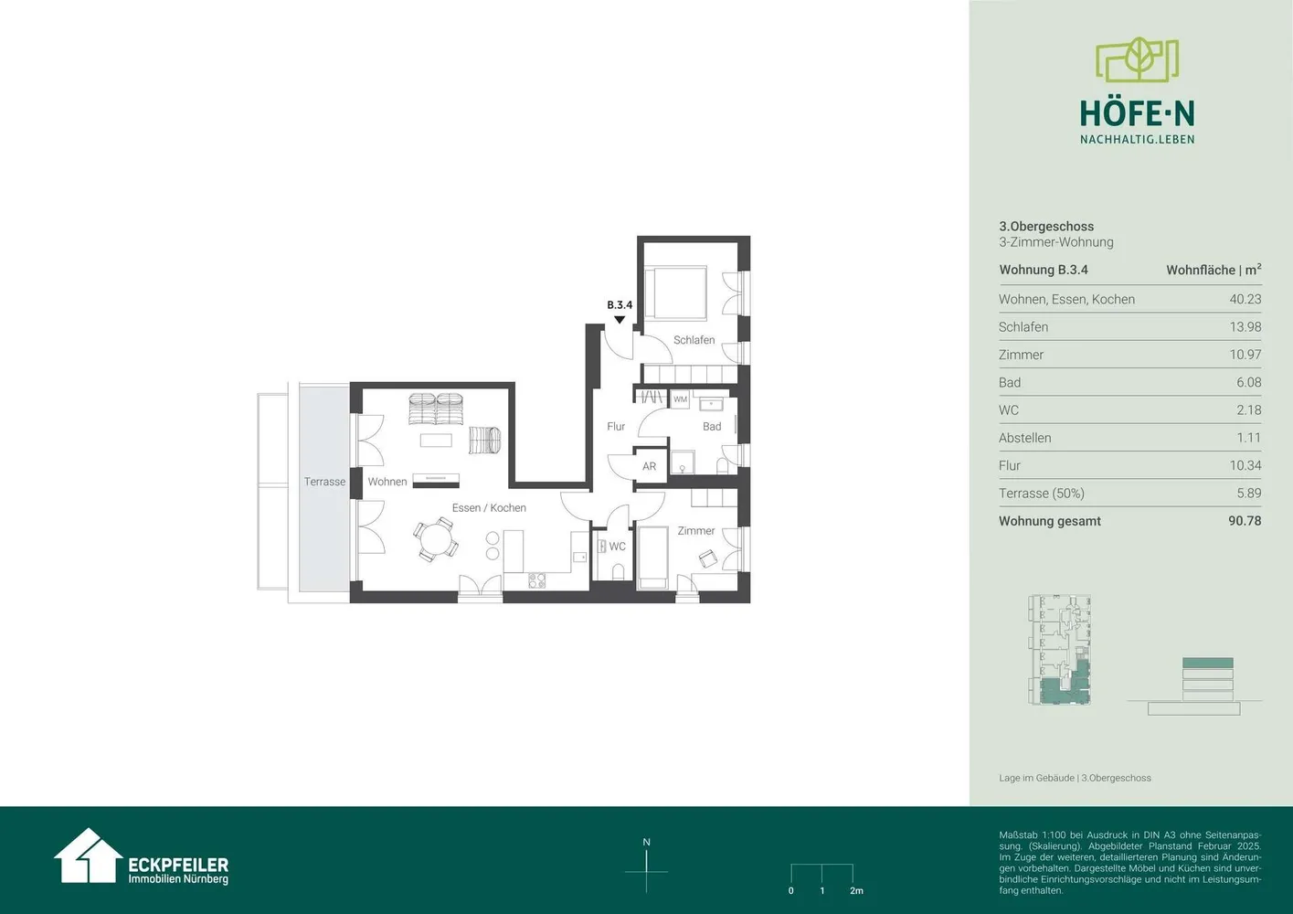 3 Zimmer Wohnung mit 91 m² in Nürnberg – Bild 12