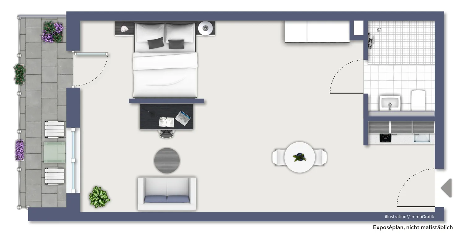 1 Zimmer Wohnung mit 46 m² in Dortmund – Bild 10