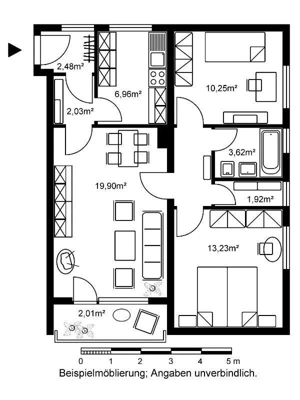 3 Zimmer Wohnung mit 65 m² in Hanau – Bild 5
