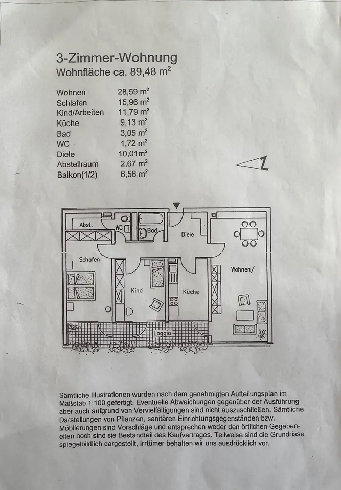 3 Zimmer Wohnung mit 89 m² in Weil am Rhein – Bild 10