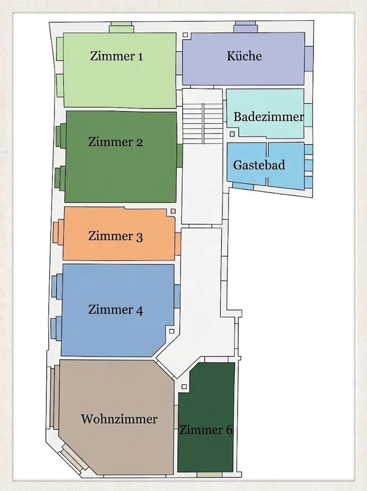 6 Zimmer Wohnung mit 115 m² in Leipzig – Bild 3