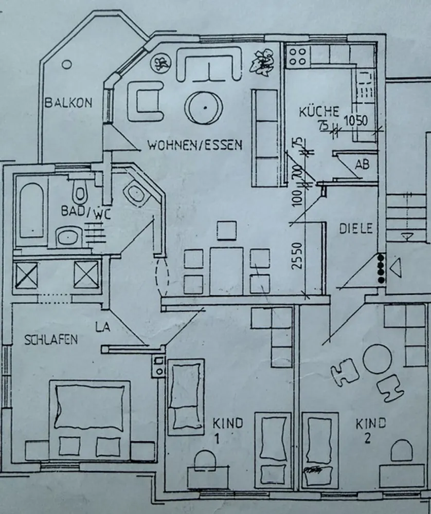 4 Zimmer Wohnung mit 89 m² in Halle (Saale) – Bild 2
