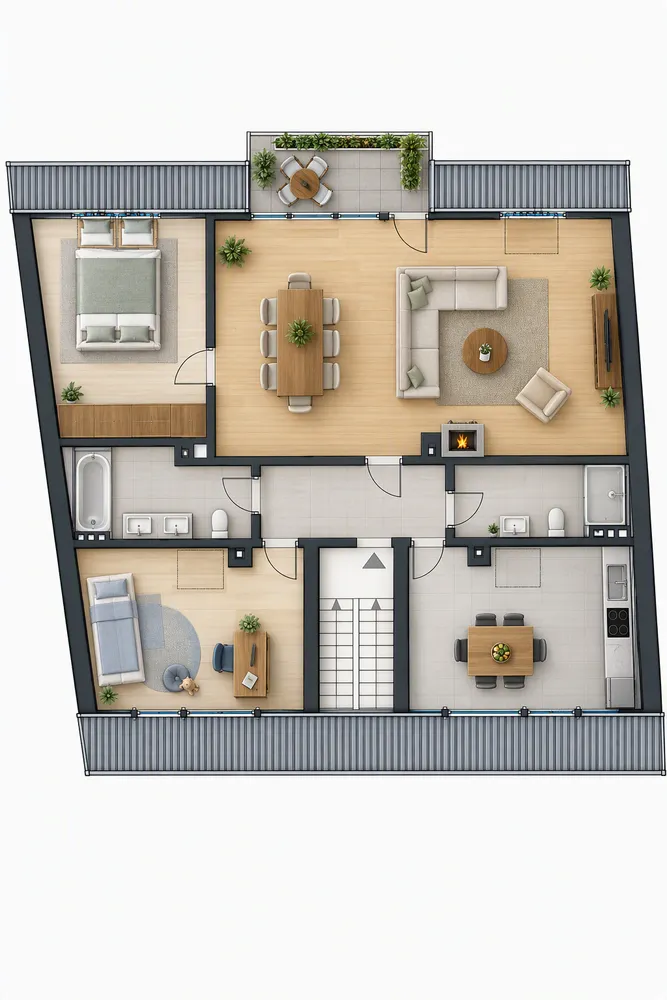 3 Zimmer Wohnung mit 115 m² in Mannheim – Bild 2