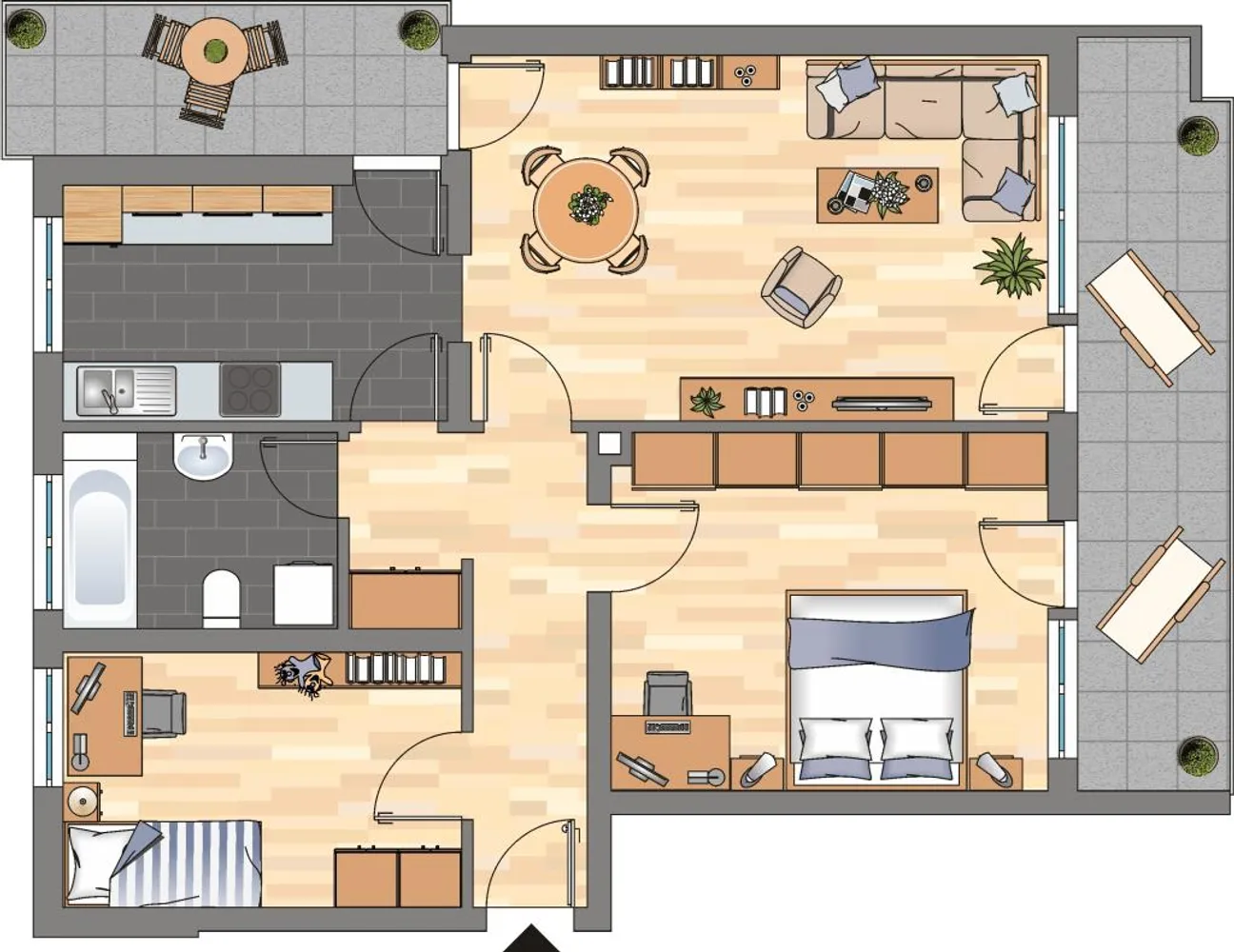 3 Zimmer Wohnung mit 76 m² in Worms – Bild 5