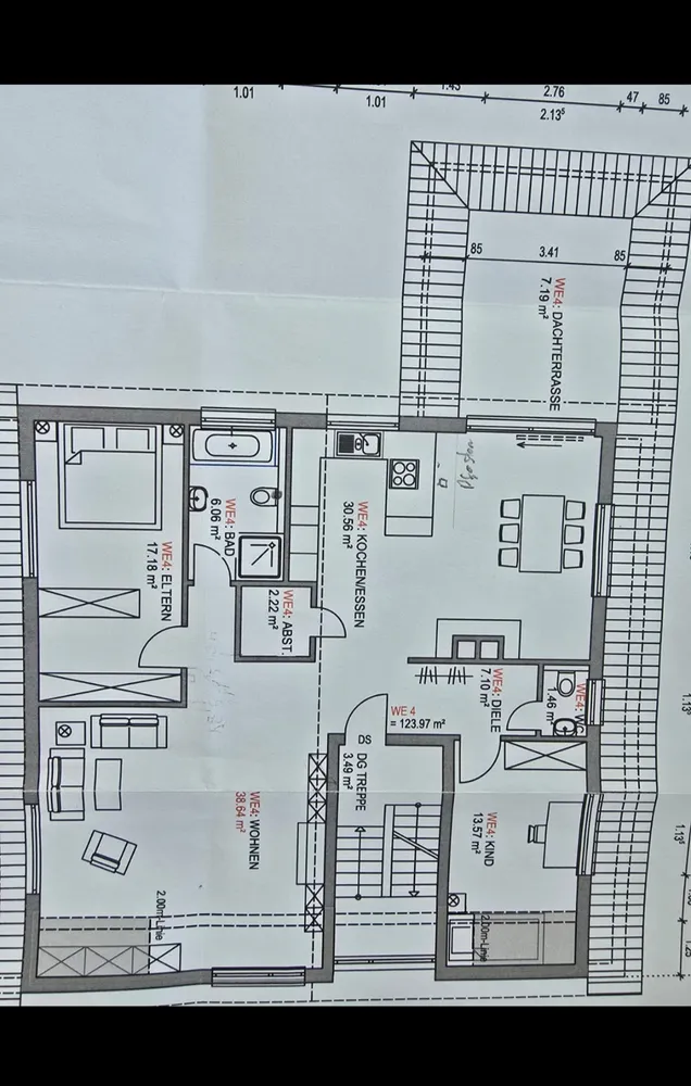 3 Zimmer Wohnung mit 120 m² in Mainz – Bild 1