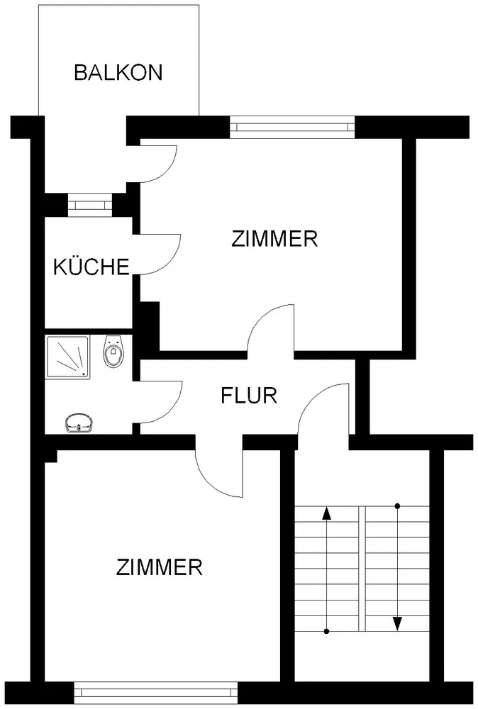 2 Zimmer Wohnung mit 49 m² in Hagen – Bild 4
