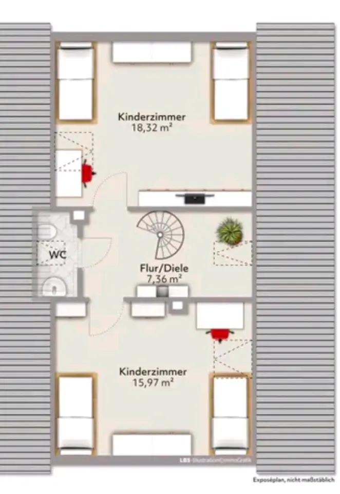 5 Zimmer Wohnung mit 114 m² in Viernheim – Bild 9