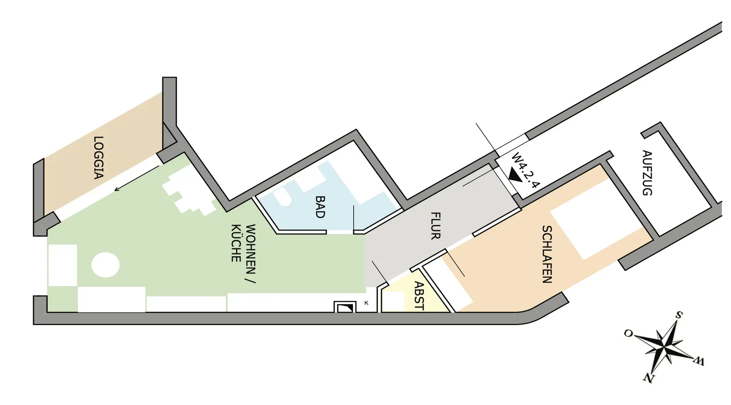 2 Zimmer Wohnung mit 66 m² in Berlin – Bild 2