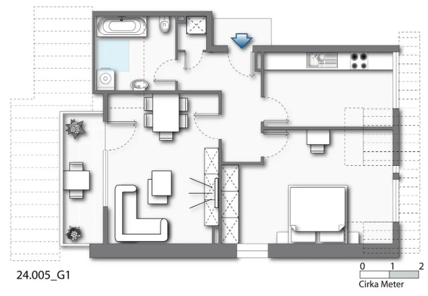 2 Zimmer Wohnung mit 66 m² in Bielefeld – Bild 9