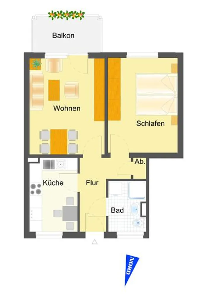 2 Zimmer Wohnung mit 52 m² in Lüdenscheid – Bild 2