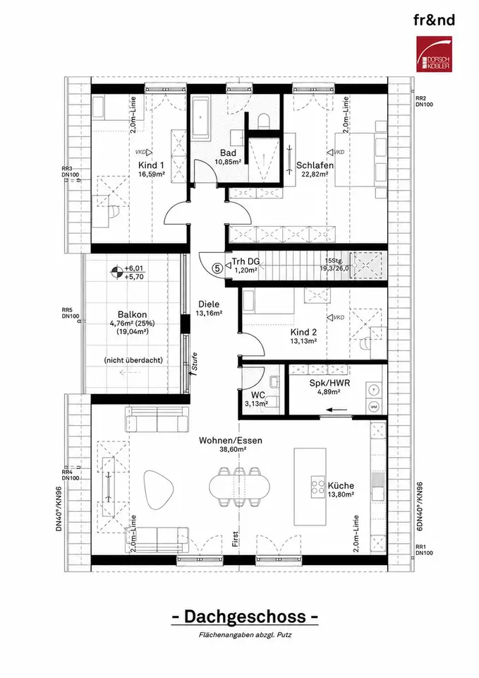 4 Zimmer Wohnung mit 140 m² in Kaiserslautern – Bild 5