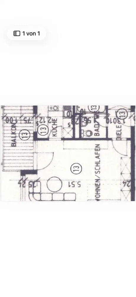 1 Zimmer Wohnung mit 34 m² in Stuttgart – Bild 6