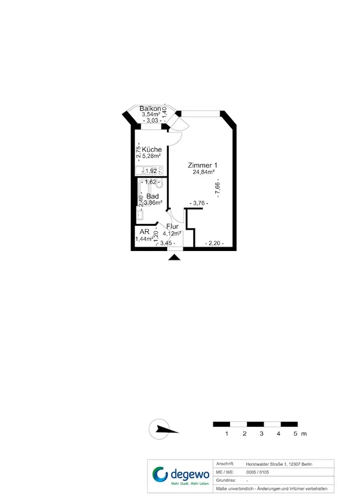 1 Zimmer Wohnung mit 40 m² in Berlin – Bild 10