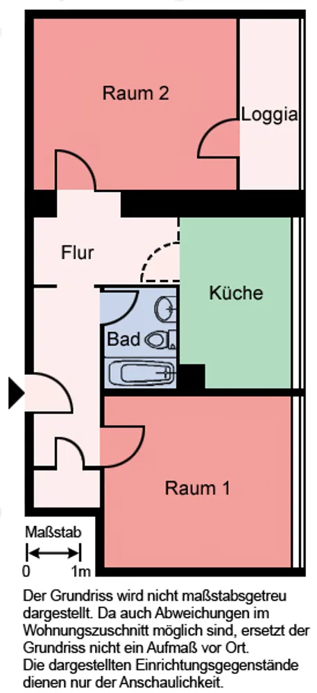 2 Zimmer Wohnung mit 63 m² in Dortmund – Bild 2