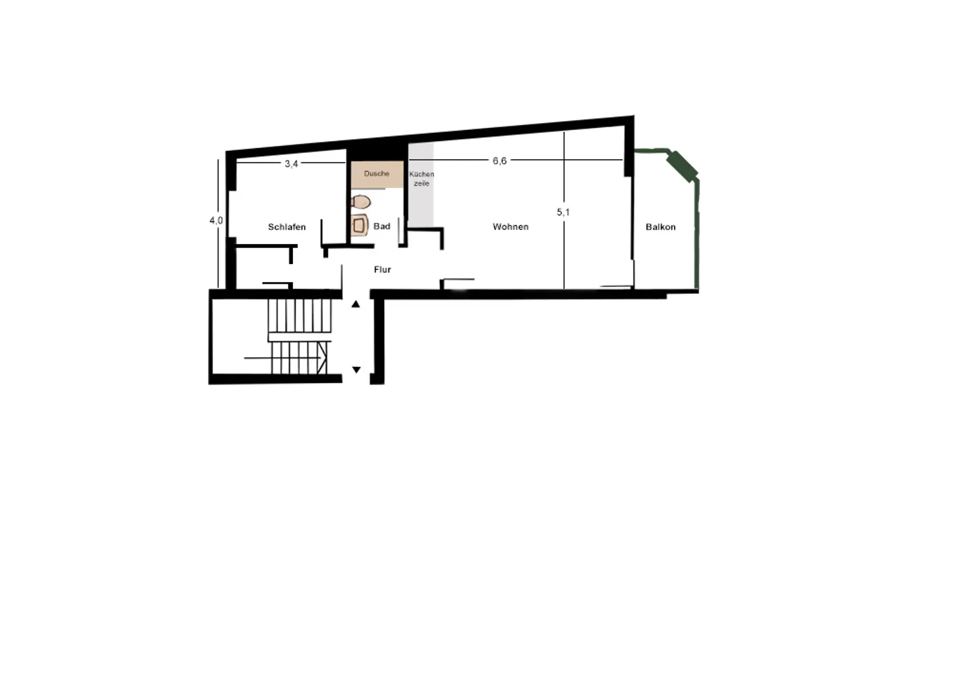 2 Zimmer Wohnung mit 56 m² in Essen – Bild 9