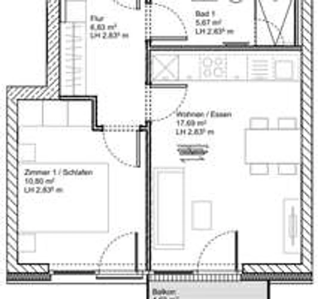 2 Zimmer Wohnung mit 43 m² in Berlin – Bild 4