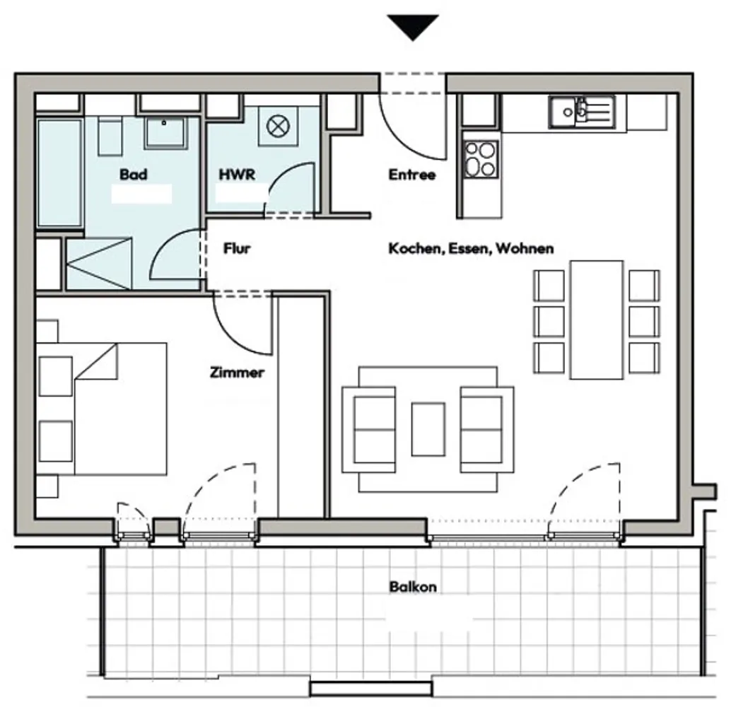 2 Zimmer Wohnung mit 70 m² in Frankfurt am Main – Bild 7