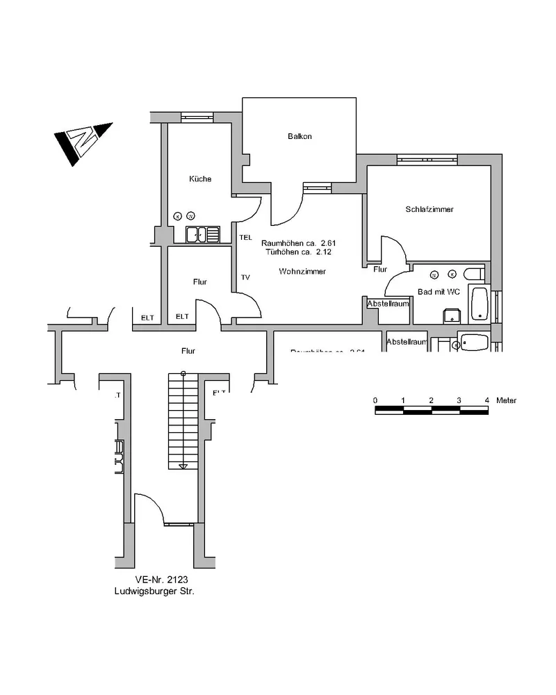 2 Zimmer Wohnung mit 66 m² in Bremen – Bild 2