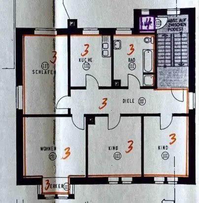 4 Zimmer Wohnung mit 110 m² in Arnsberg – Bild 5