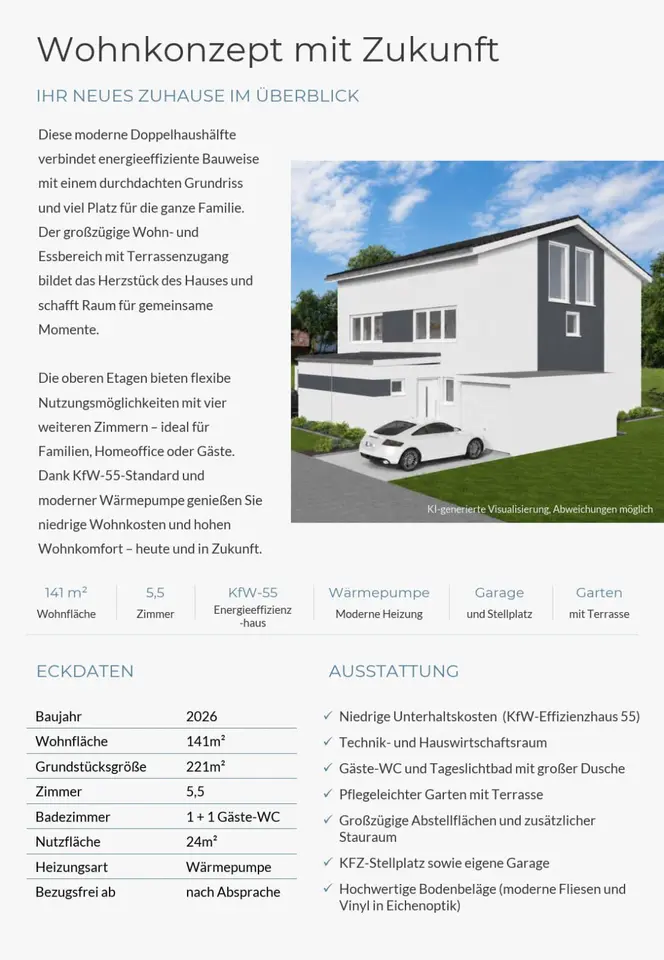 6 Zimmer Haus mit 141 m² in Mosbach – Bild 2